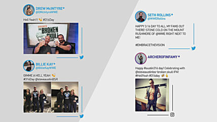 WWE Universe toasts “Stone Cold” Steve Austin on 3:16 Day: WWE Now, March 18, 2021
