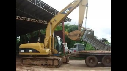 Cat 320c 10 Whell In Thailand