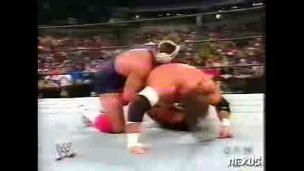 WWE Кърт Енгъл И Гробаря Срещу Хълк Хоган И Трите Хикса
