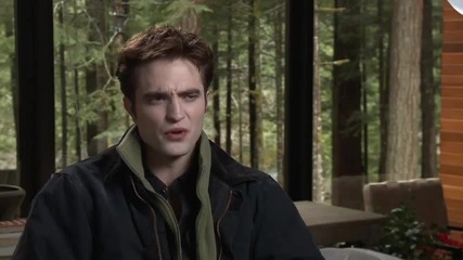 The Twilight Saga Breaking Dawn Part 1 - Official Robert Pattinson (edward) Interview