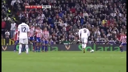 Real Madrid 1 - 1 Sporting Gijon (van der Vaart)
