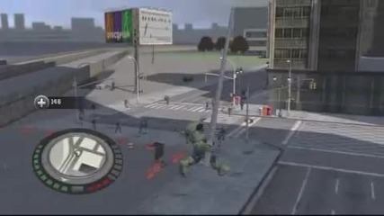 The Incredible Hulk Ps3 Smashing gameplay