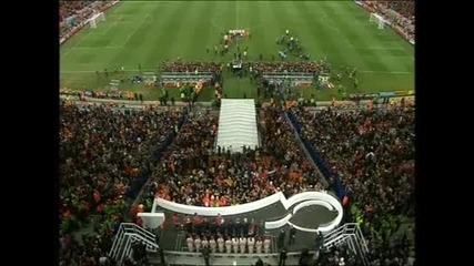 World cup 2010 [финал] Испания - Холандия 1 - 0 - Церемонията по награждаване