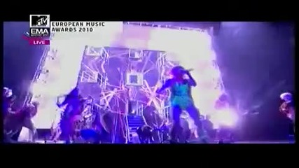 Mtv Ema 2010 // Ke$ha - Tick Tock ( Live - Madrid ) 