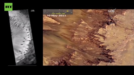 НАСА обави, че е открита течаща вода на Марс