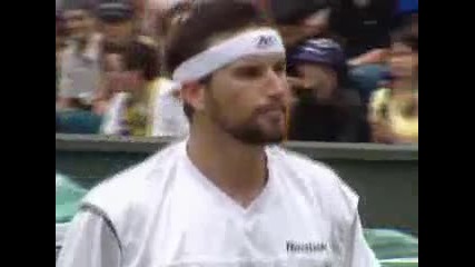 Wimbledon 2001 Final Rafter - Ivanisevic