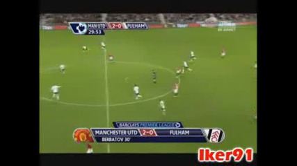 Man.utd - Fulham 2 - 0 Berbo.avi