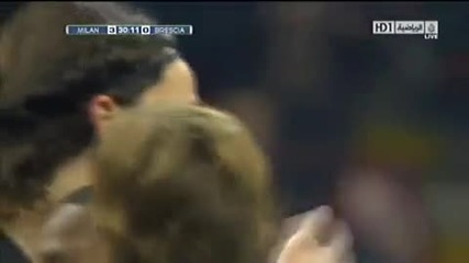 гол на Zlatan Ibrahimovic 