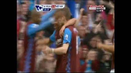 Астън Вила 3 - 0 Уест Хям Милнър Страхотен Гол 