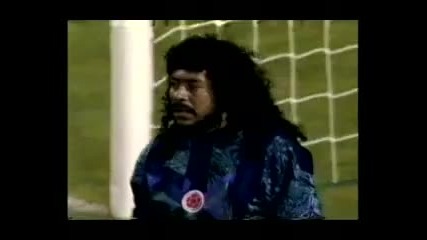 Rene Higuita Scorpion save