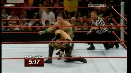 John Cena vs. The Miz ( Wwe Monday Night Raw 27_07_09 )