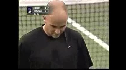 Andre Agassi vs Fernando Gonzalez. Washington 2003