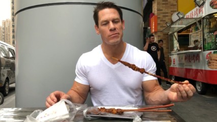 John Cena in China: Fine dining from mobile food carts