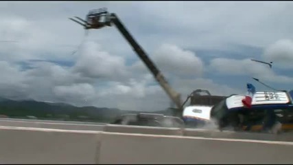 Behind Fast Five The Power Scene Burning Rubber