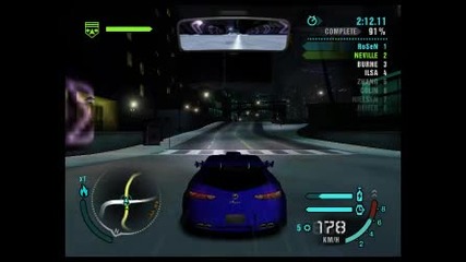 Need For Speed Carbon- Eпизод 2-първа превзета територия