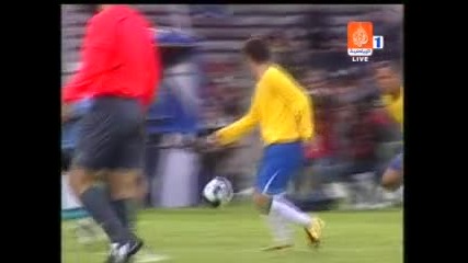 06.06 Уругвай - Бразилия 0:4 Луиш Фабиано прекрасен гол