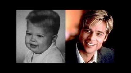 Brad Pitt as a child