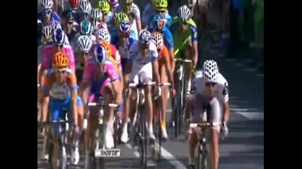 Ужас!!!брутално пребиване във Tour de France 2010 