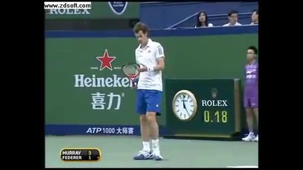Murray vs Federer - Shanghai 2010! - The Full Match! - Part 2/9!