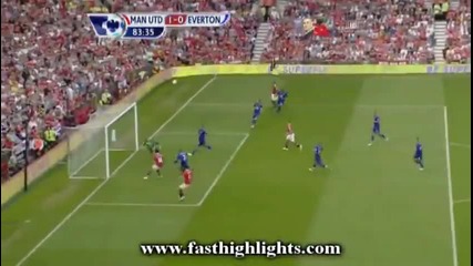 Manchester United 1-0 Everton (hernandez goal)