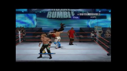 Wwe Svr 2011:30 man-royal Rumble match part 1