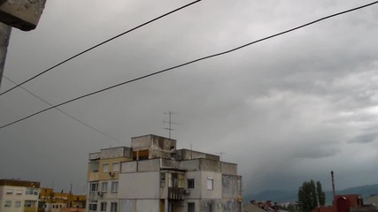 Мълния в небето над Пловдив