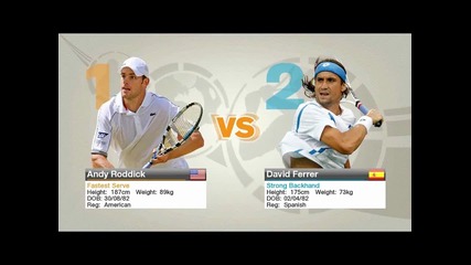 Virtua Tennis 2009 - Andy Roddick Vs David Ferrer 