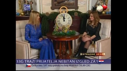 Rada Manojlovic - Intervju - Estradne vesti - (TV DM Sat 01.01.2014.)