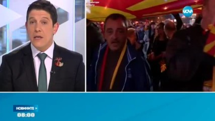 Втори ден недолство в Македония срещу признаването на албанския език