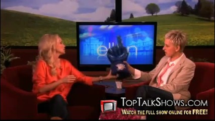 Kristin Chenoweth, Nick Cannon on Ellen Show - April 27 2011 - Part 3