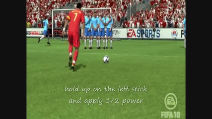 Fifa 10 - Free Kick Tutorial 