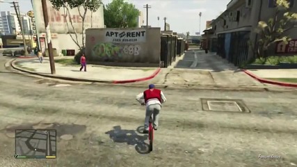 Gta 5- Bmx Freestyle & Stunt