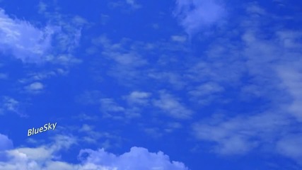 Amazing blue sky clouds