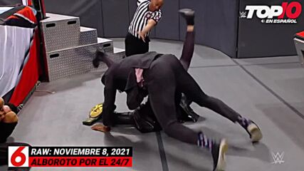 Top 10 Mejores Momentos de RAW: WWE Top 10, Nov 8, 2021