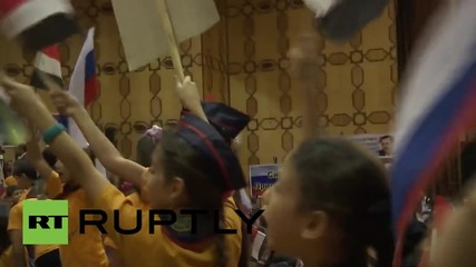 Syria: Citizens join Russians to celebrate Unity Day