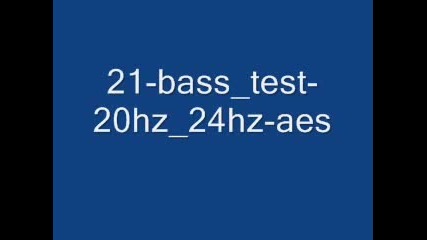 Mi :d Bass Test 20 - 24hz Enjoy