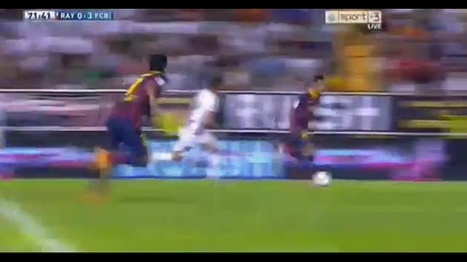 Райо Валекано - Барселона 0:3, Педро (72)