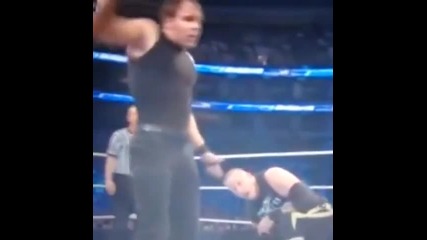 Dean Ambrose dancing on Smackdown
