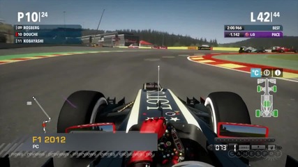 Crashing - F1 2012 Gameplay (pc)