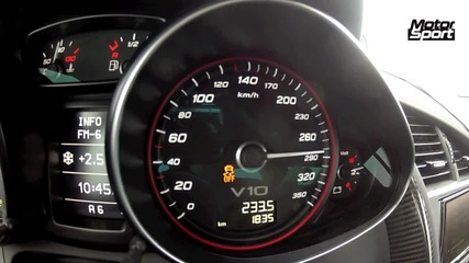 От 0 - 300 kmh Audi R8 V10 Plus (motorsport)