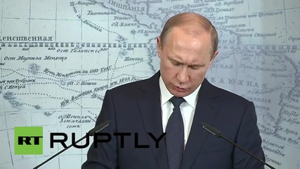 Russia: Putin praises 'honourable work' of Russian Geographical Society