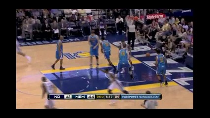 New Orleans Hornets @ Memphis Grizzlies 89 - 111 [highlights] - 10.04.2011