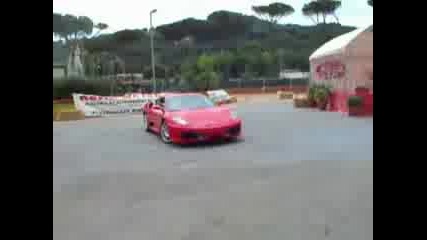 Burnout Ferrari F430