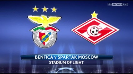 Benfica vs. Spartak M 2-0 Uefa Champions League 07.11.2012