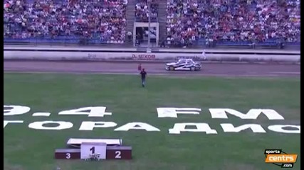 Bmw e30 vs.m5 Drift Car vs Motocross Speedway Mx Bike at Stadium