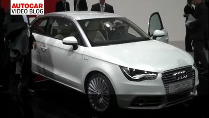 Geneva motor show Audi A1 by autocar.co.uk 