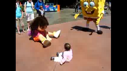 Sponge Bob Имитира Дете