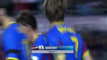 Levante Vs Fc Barcelona 1-2 All Highlights And Goals Hd [apr.14 2012]