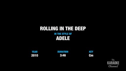 Rolling In The Deep -karaoke