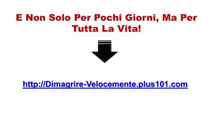 Diete Per Dimagrire Velocemente